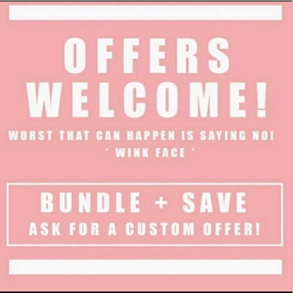 Offers welcome! Closet clear out!